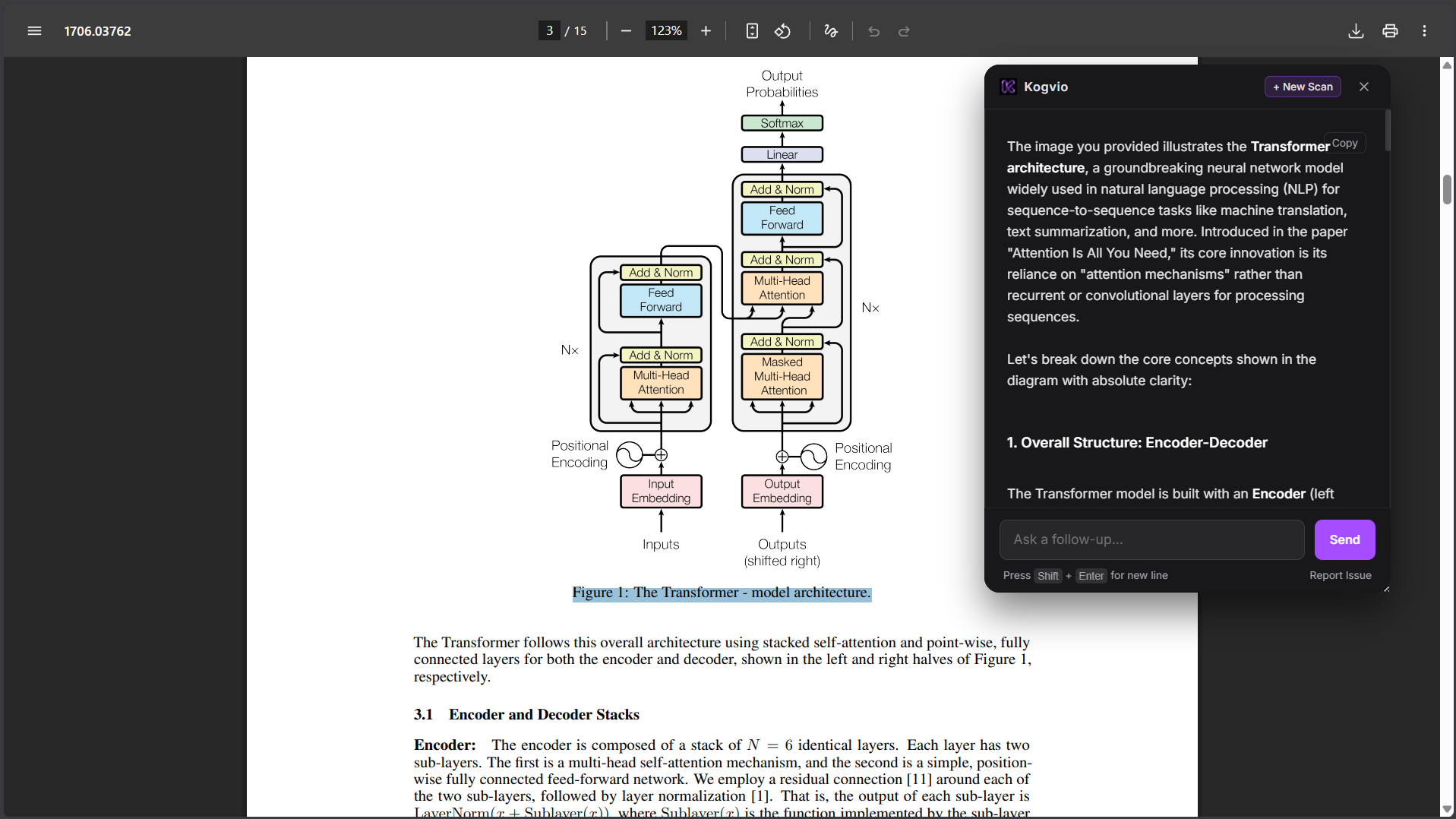 Kogvio analyzing a medical diagram or complex C++ code block